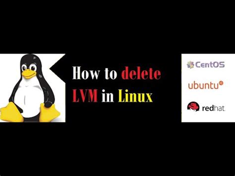 how to remove lvm in linux step by step|delete vg in linux.